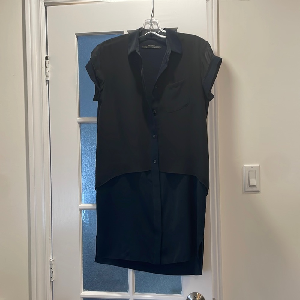 Navy button down all saints dress size 0